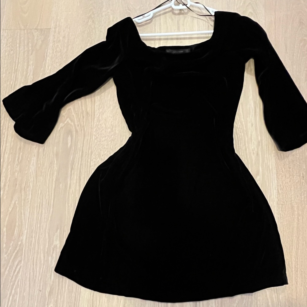 Zara velvet dress